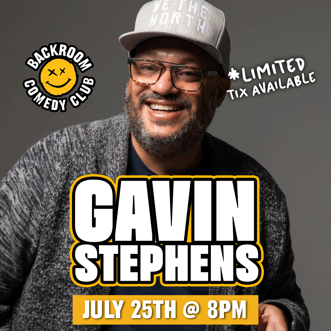 Gavin Stephens @ Backroom Comedy Club | Limited Run!