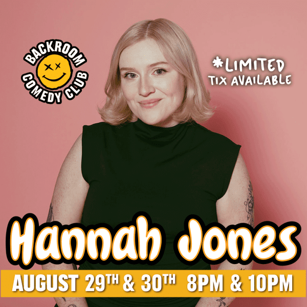 Hannah Jones Live @ Backroom Comedy Club
