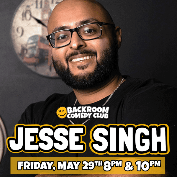 Jesse Singh live @ Backroom Comedy Club | One Night ONLY!