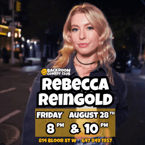 Rebecca Reingold live @ Backroom Comedy Club | One Night ONLY!