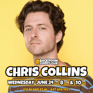 Chris Collins live @ Backroom Comedy Club | One Night ONLY!